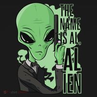 The Name Is Alien Funny Spy Cartoon Bucket Hat thumb 4