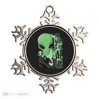 The Name Is Alien Funny Spy Cartoon Ornament thumb 0
