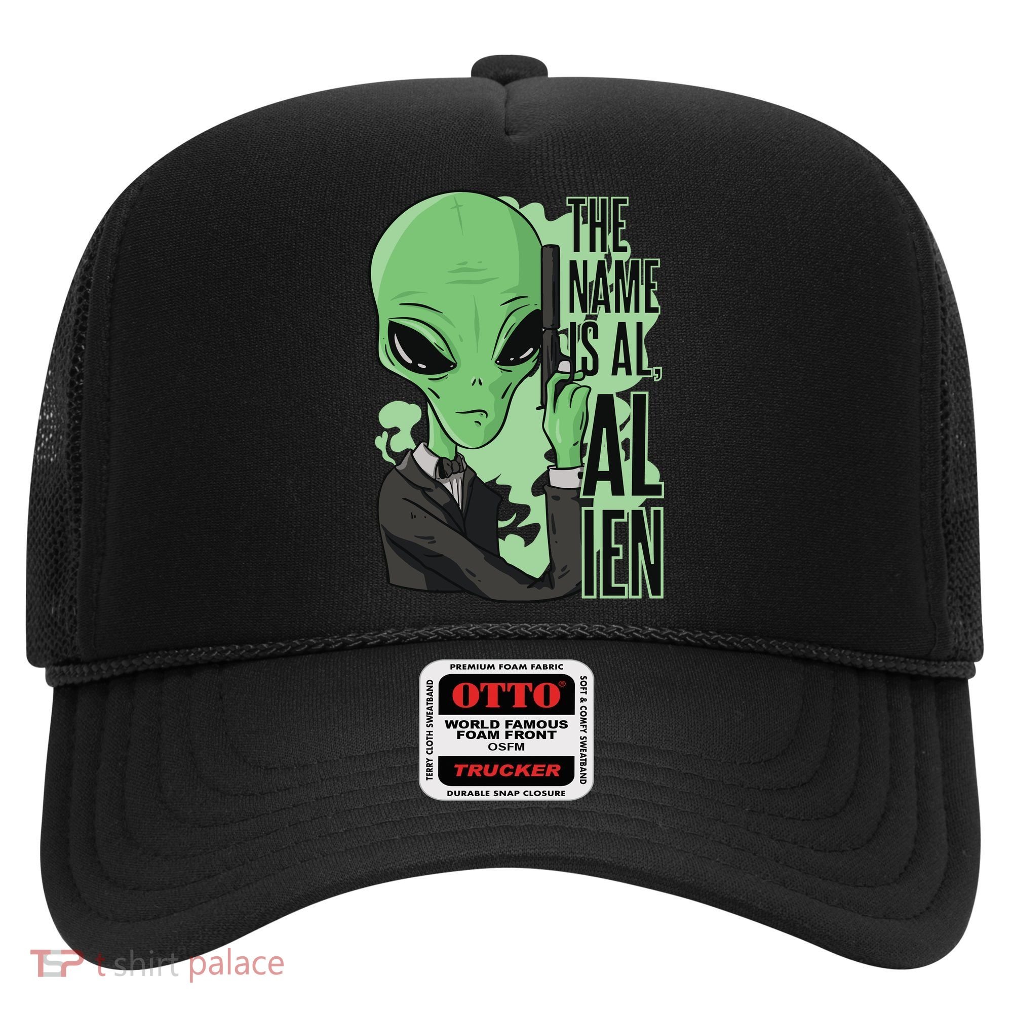The Name Is Alien Funny Spy Cartoon Hat