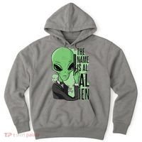 The Name Is Alien Funny Spy Cartoon Hoodie thumb 0