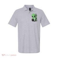 The Name Is Alien Funny Spy Cartoon Polo thumb 0