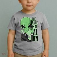 The Name Is Alien Funny Spy Cartoon Toddler T-Shirt thumb 2