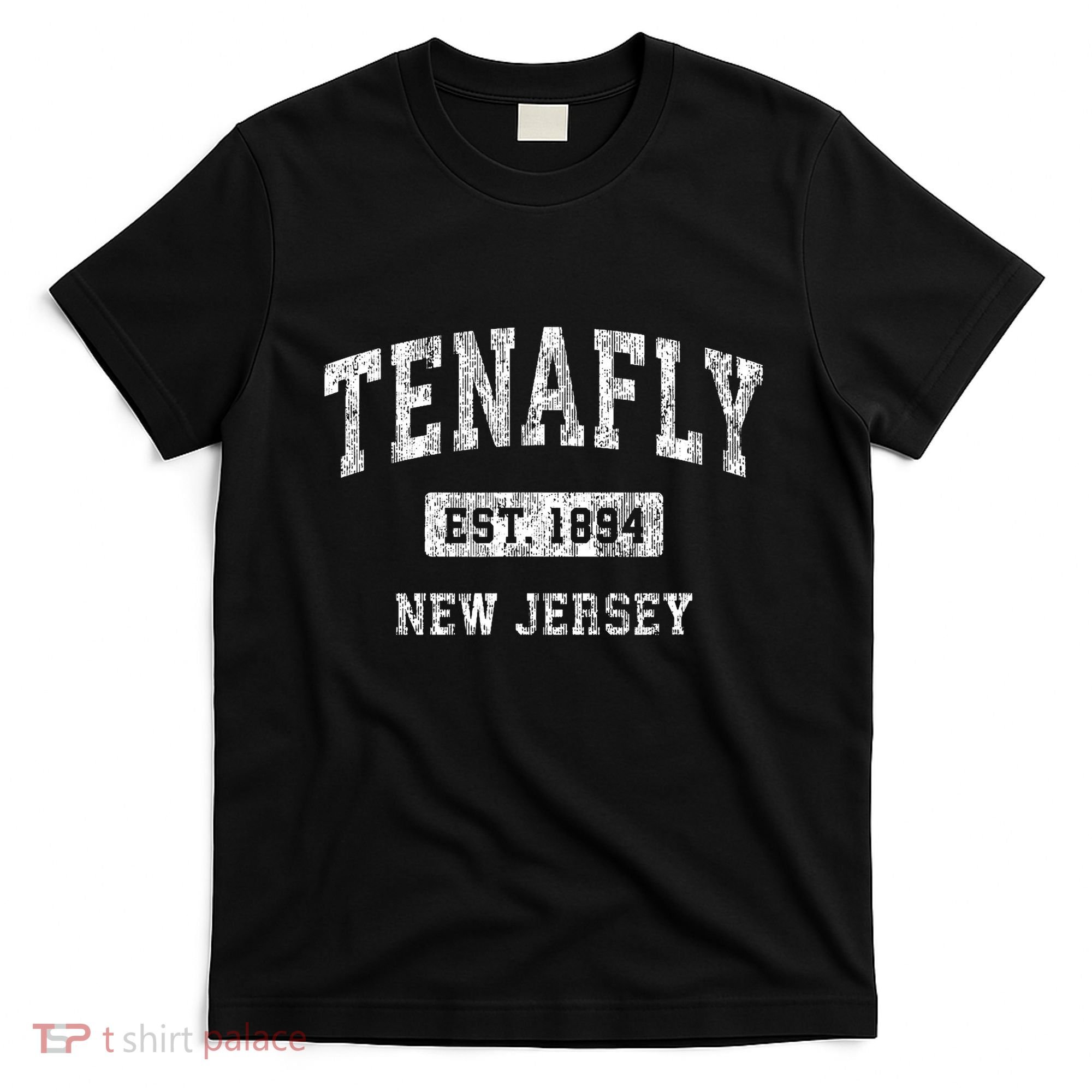 Tenafly New Jersey Nj Vintage Sports Established T-Shirt