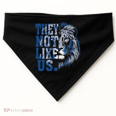 They Not Like Us Lion USA-Made Doggie Bandana