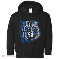They Not Like Us Lion Toddler Hoodie thumb 0