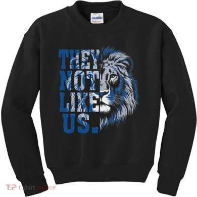 They Not Like Us Lion Kids Sweatshirt