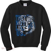 They Not Like Us Lion Kids Sweatshirt thumb 0