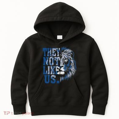 They Not Like Us Lion Kids Hoodie