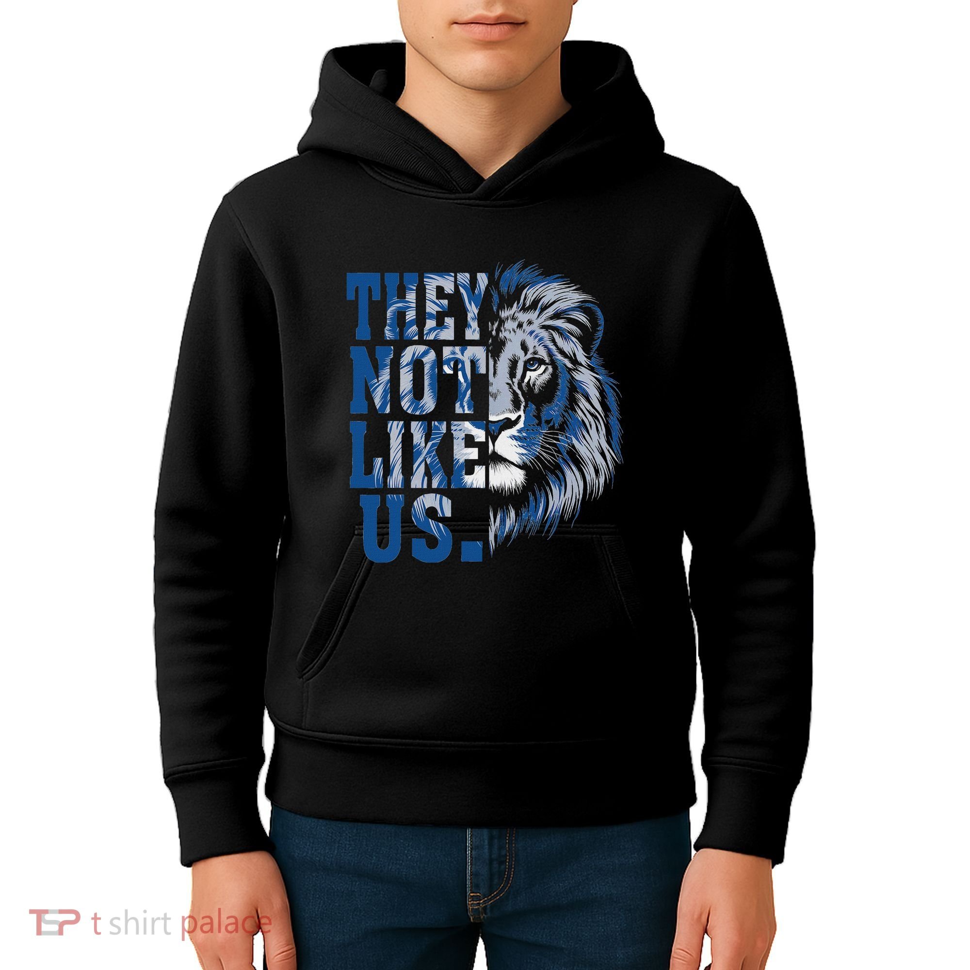 They Not Like Us Lion Kids Hoodie