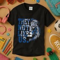 They Not Like Us Lion Kids T-Shirt thumb 3