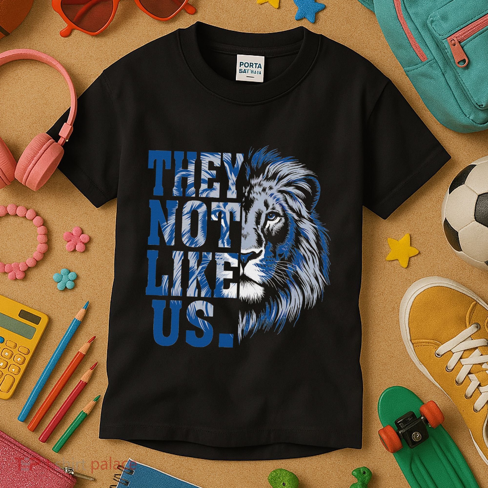 They Not Like Us Lion Kids T-Shirt