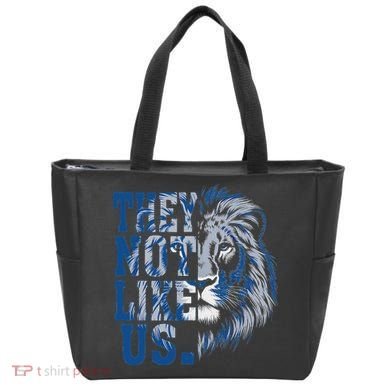 They Not Like Us Lion Tote Bag