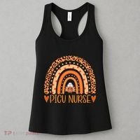 Turkey Nurse Leopard Thanksgiving Picu Nurse Rainbow Women Women's Tank Top thumb 3