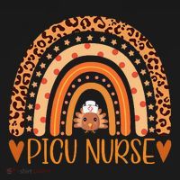 Turkey Nurse Leopard Thanksgiving Picu Nurse Rainbow Women Tank Top thumb 6