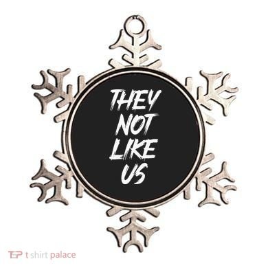 They Not Like Us Oldschool Rapper Hip Hop 90s Quotes Ornament