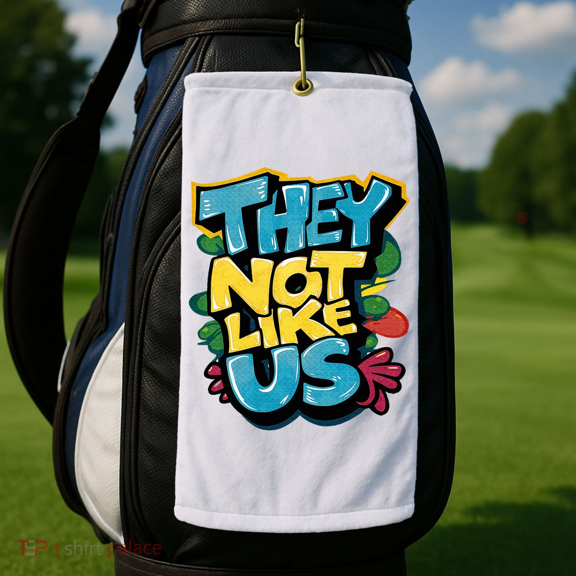 They Not Like Us Not Like Us Golf Towel