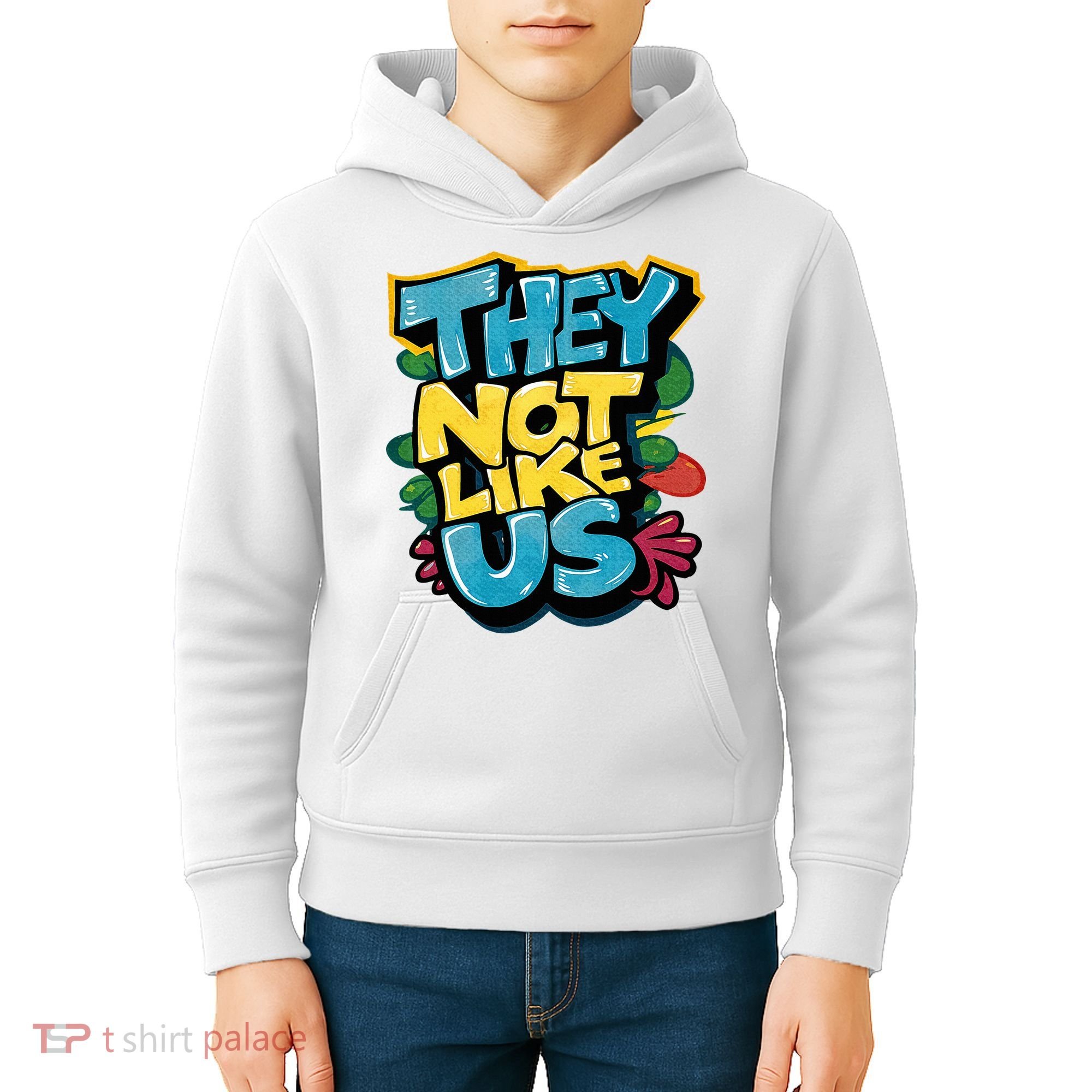 They Not Like Us Not Like Us Kids Hoodie