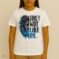 They Not Like Us Touchdown American Football Game Day Lion T-Shirt thumb 4