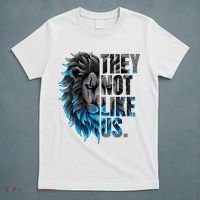 They Not Like Us Touchdown American Football Game Day Lion T-Shirt thumb 5