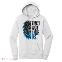 They Not Like Us Touchdown American Football Game Day Lion Women's Hoodie thumb 0