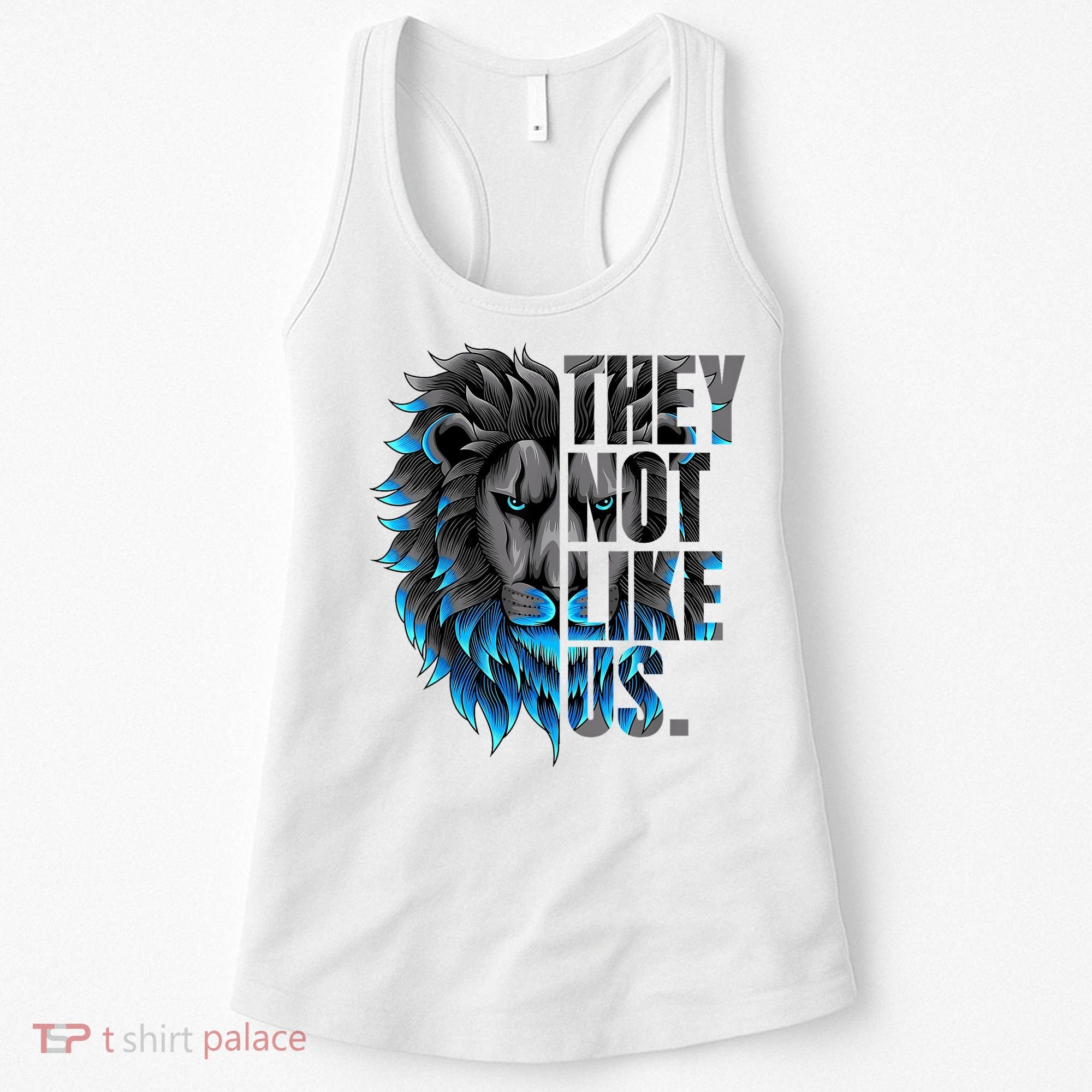 They Not Like Us Touchdown American Football Game Day Lion Women's Tank Top