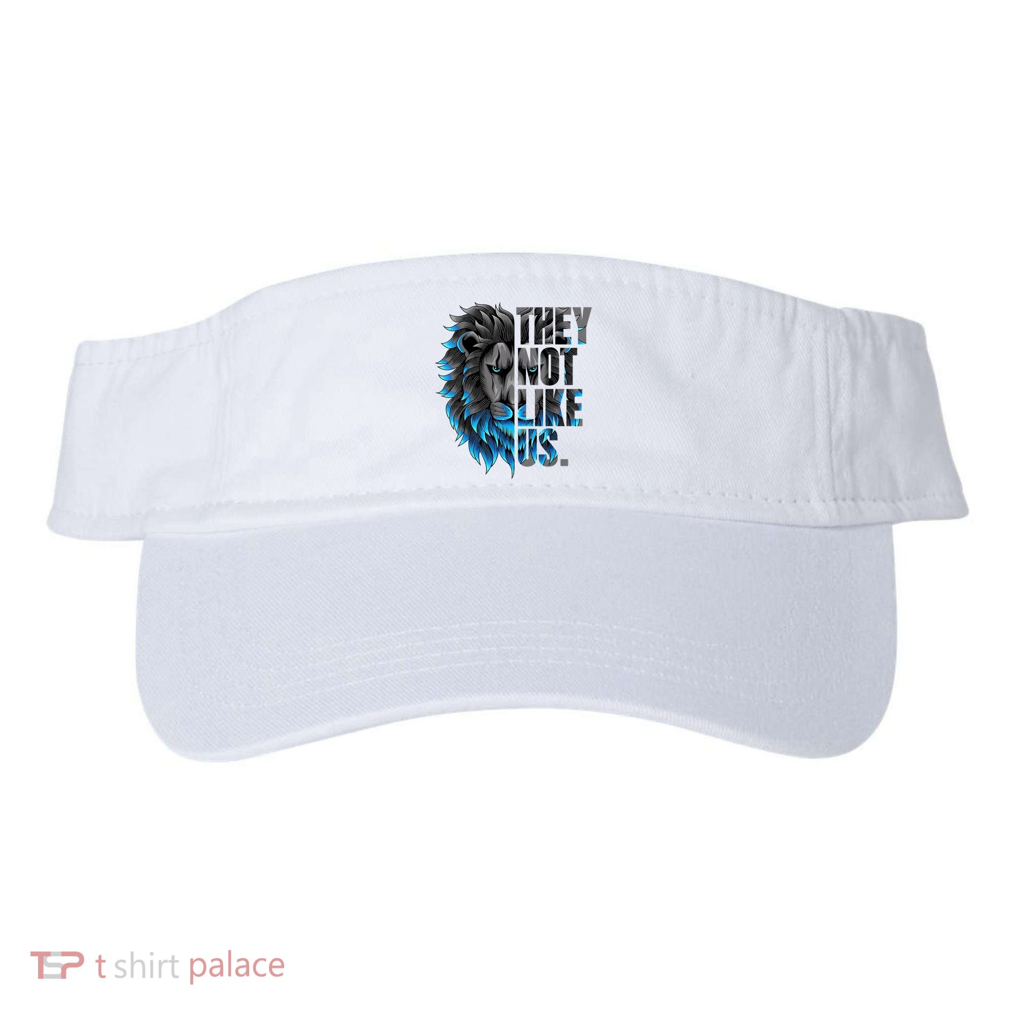 They Not Like Us Touchdown American Football Game Day Lion Visor