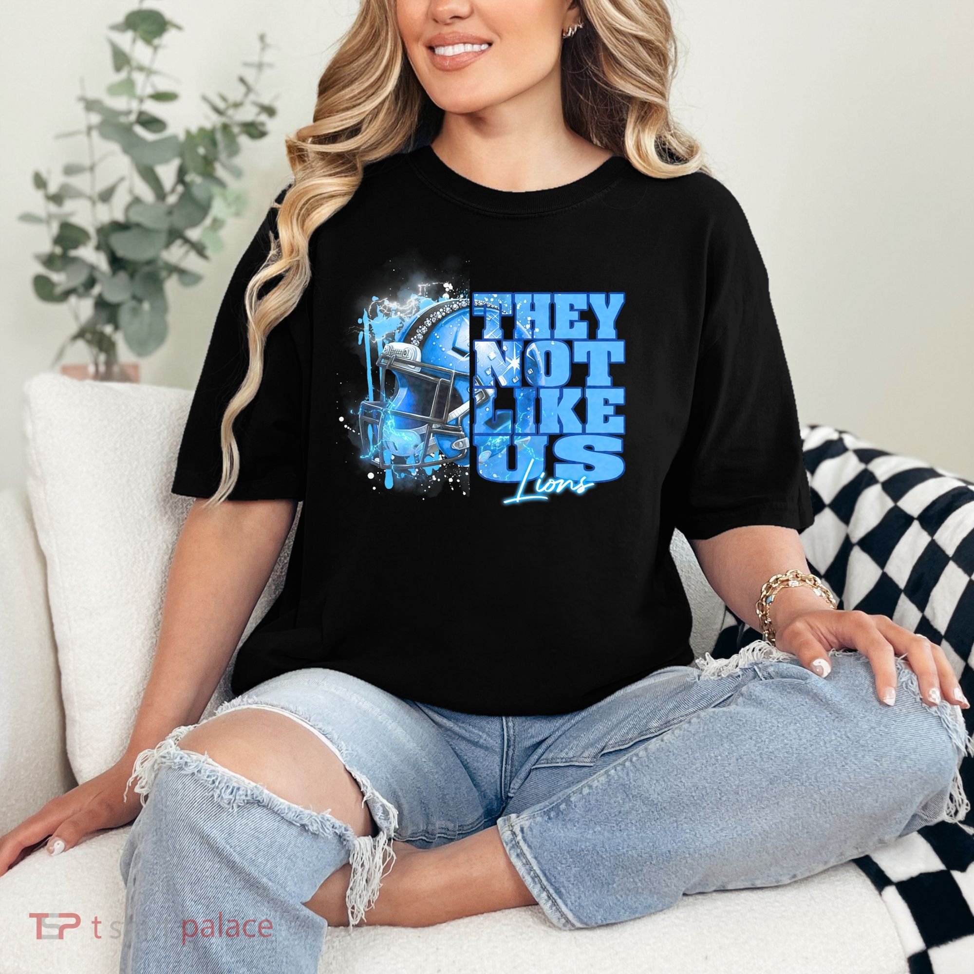 They Not Like Us Lions Grit Comfort Colors T-Shirt