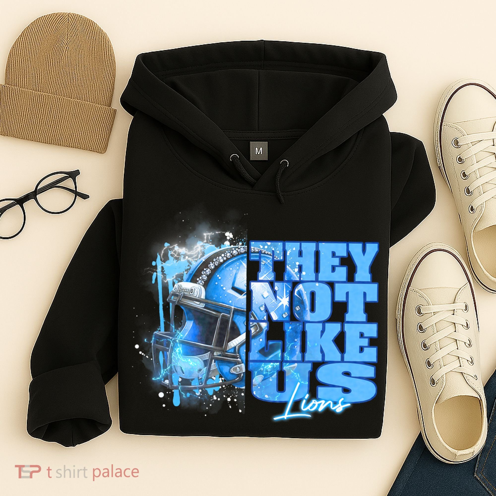 They Not Like Us Lions Grit Hoodie