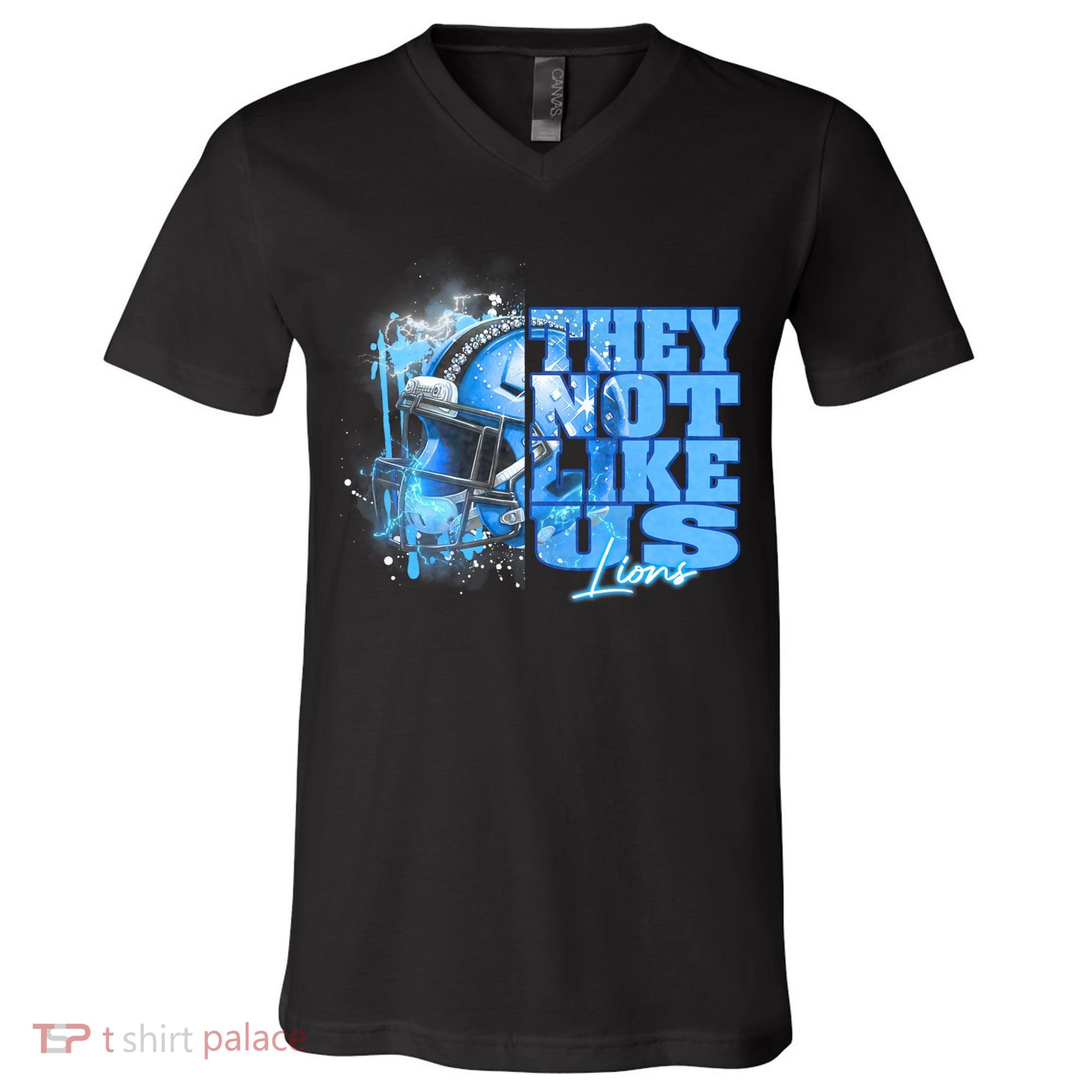 They Not Like Us Lions Grit V-Neck T-Shirt
