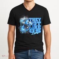 They Not Like Us Lions Grit V-Neck T-Shirt thumb 2