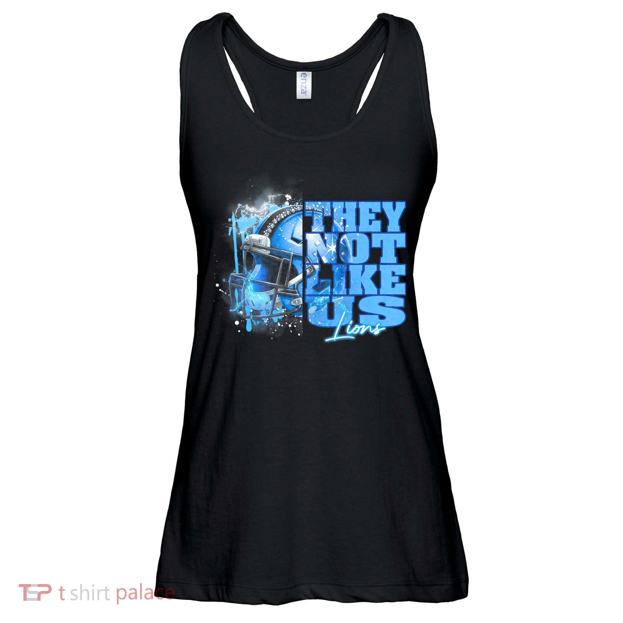 They Not Like Us Lions Grit Ladies Essential Flowy Tank