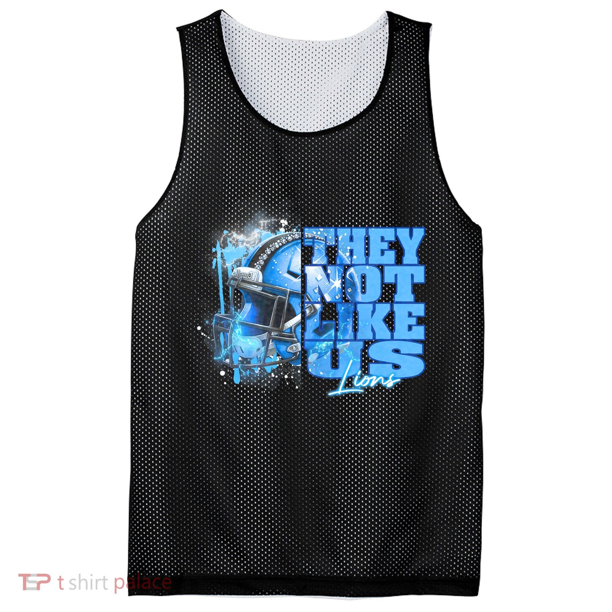 They Not Like Us Lions Grit Mesh Reversible Basketball Jersey Tank