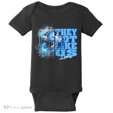 They Not Like Us Lions Grit Baby Bodysuit
