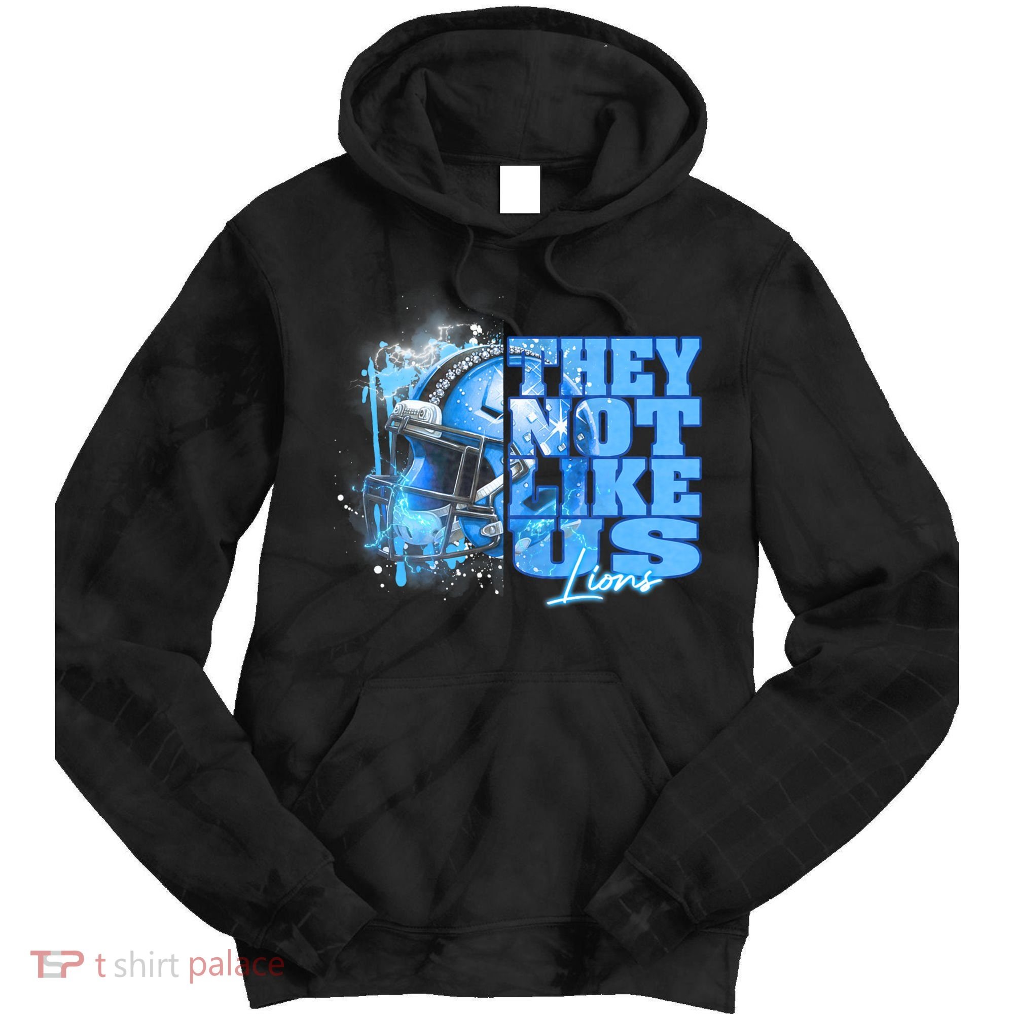 They Not Like Us Lions Grit Tie Dye Hoodie