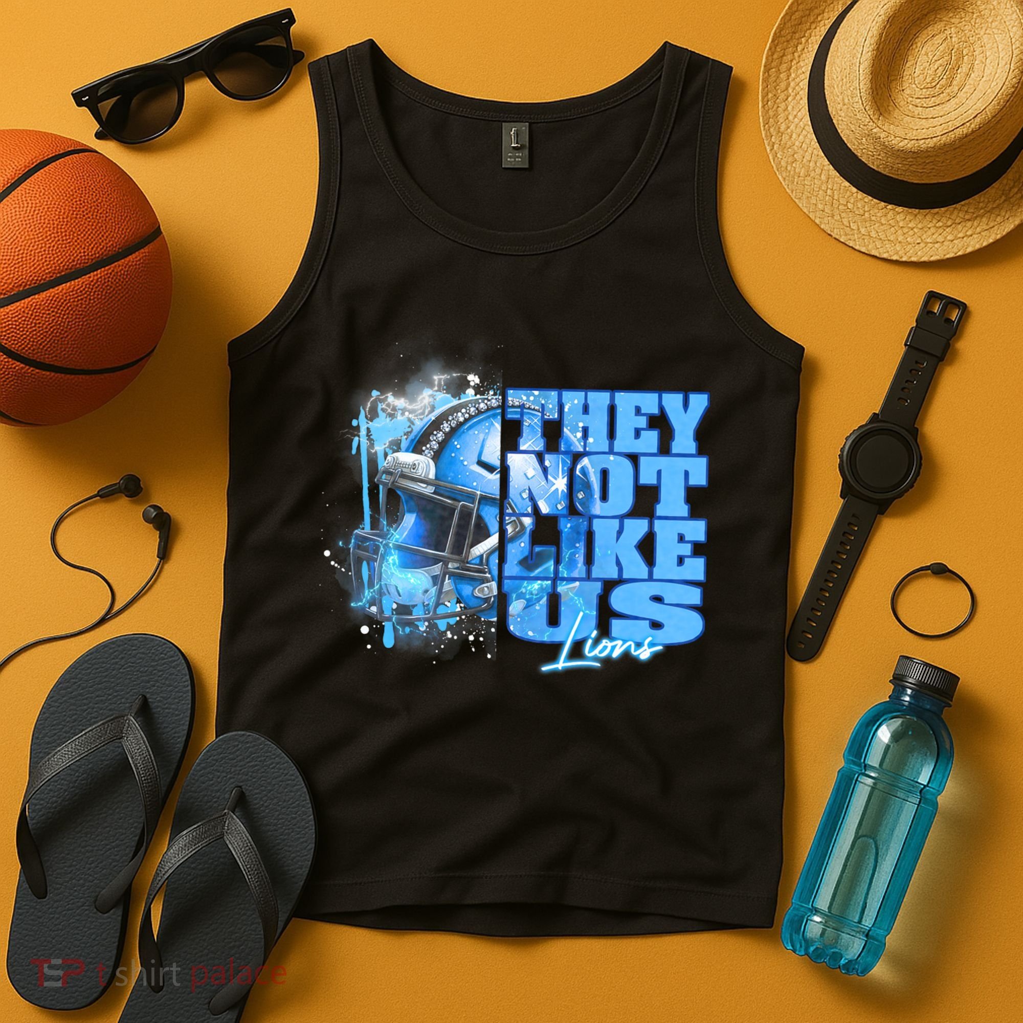 They Not Like Us Lions Grit Tank Top