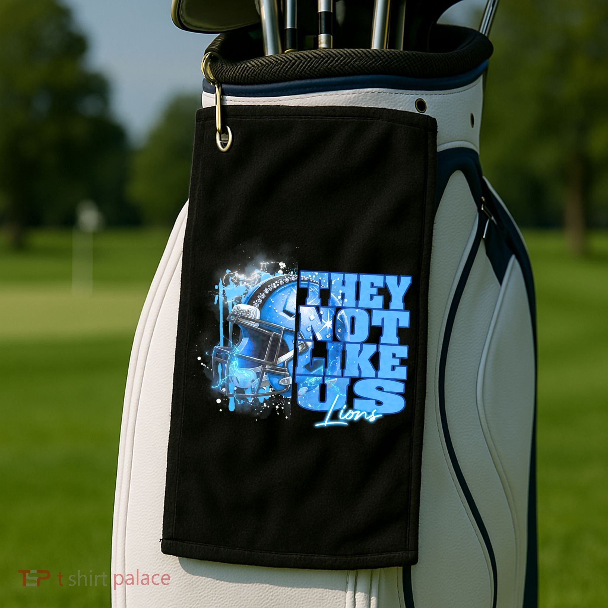 They Not Like Us Lions Grit Golf Towel