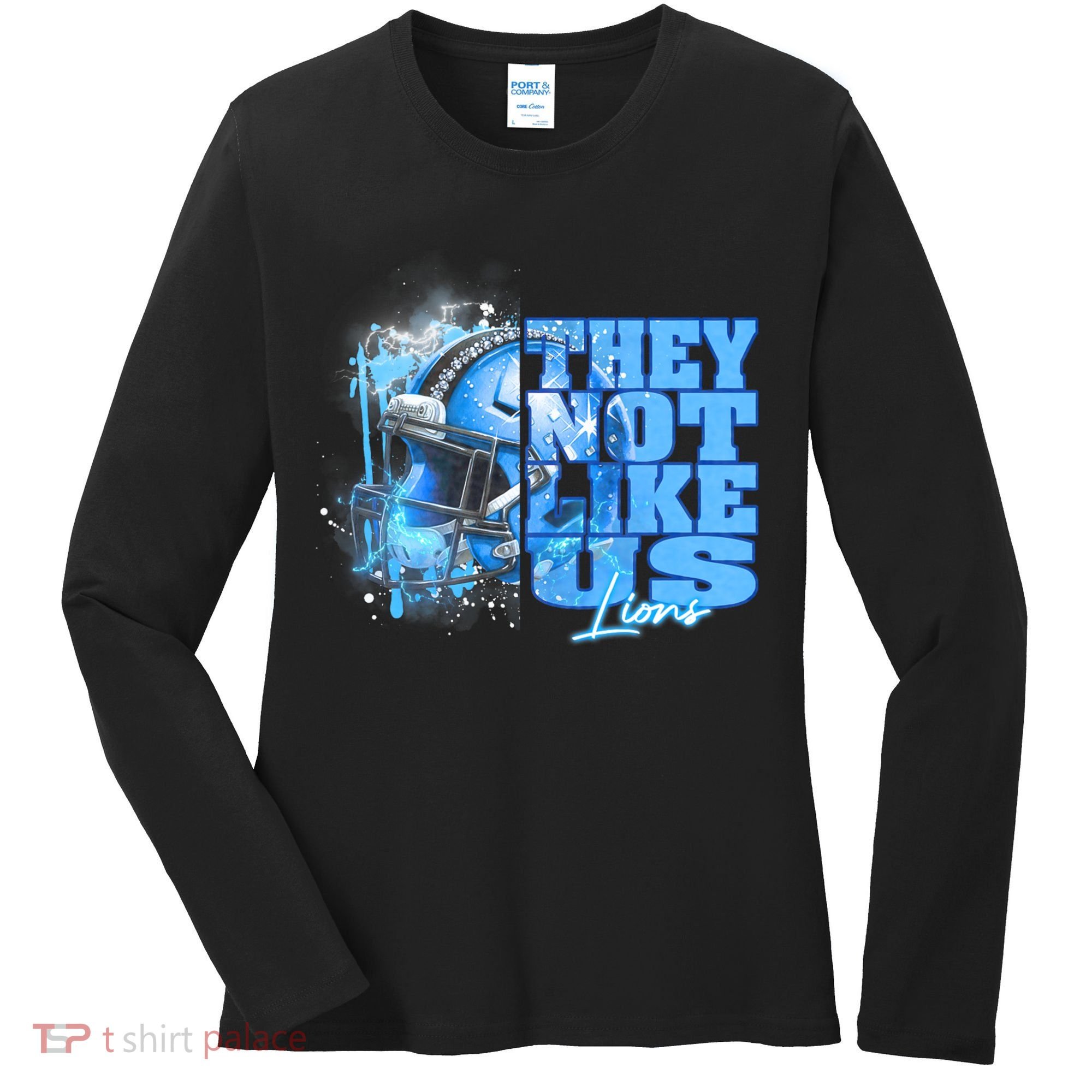 They Not Like Us Lions Grit Women's Long Sleeve Shirt