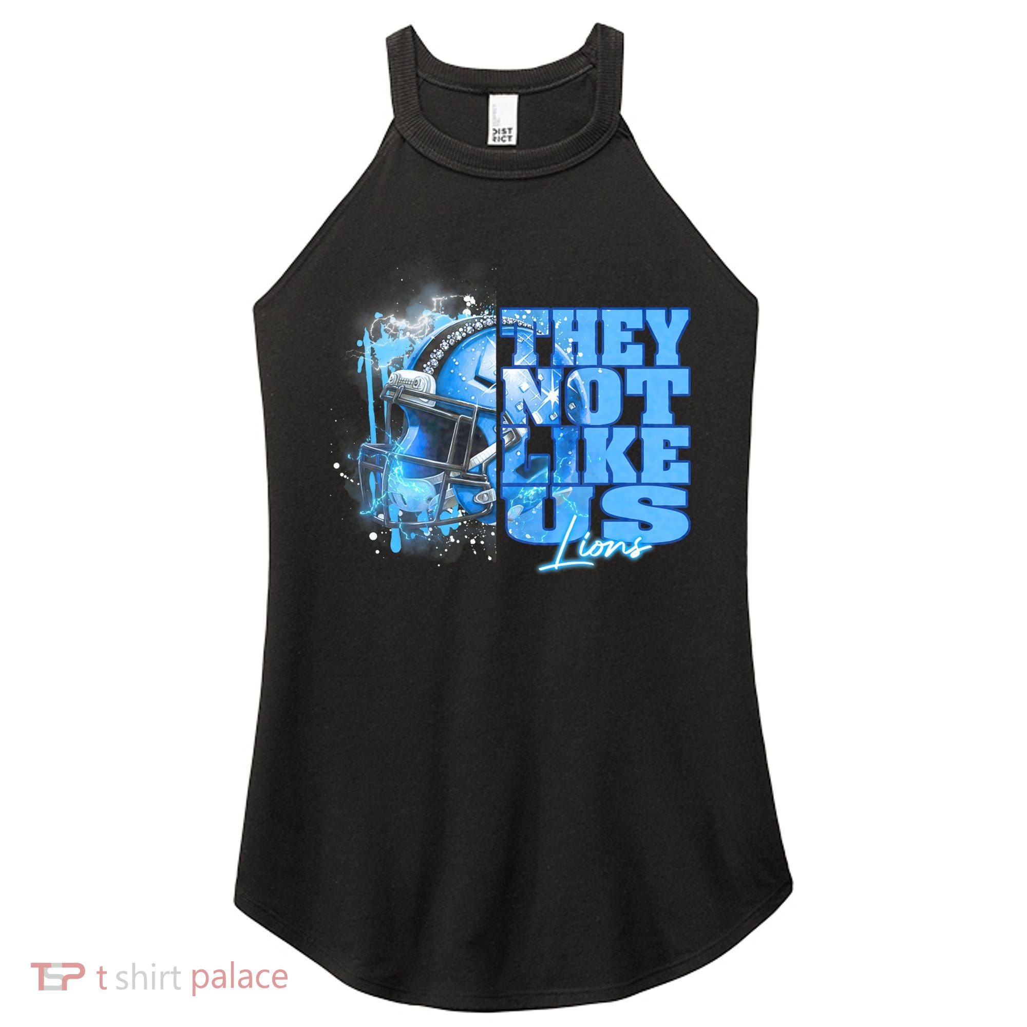 They Not Like Us Lions Grit Women's Perfect Tri Rocker Tank