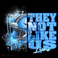 They Not Like Us Lions Grit Kids Colorblock Raglan Jersey thumb 2
