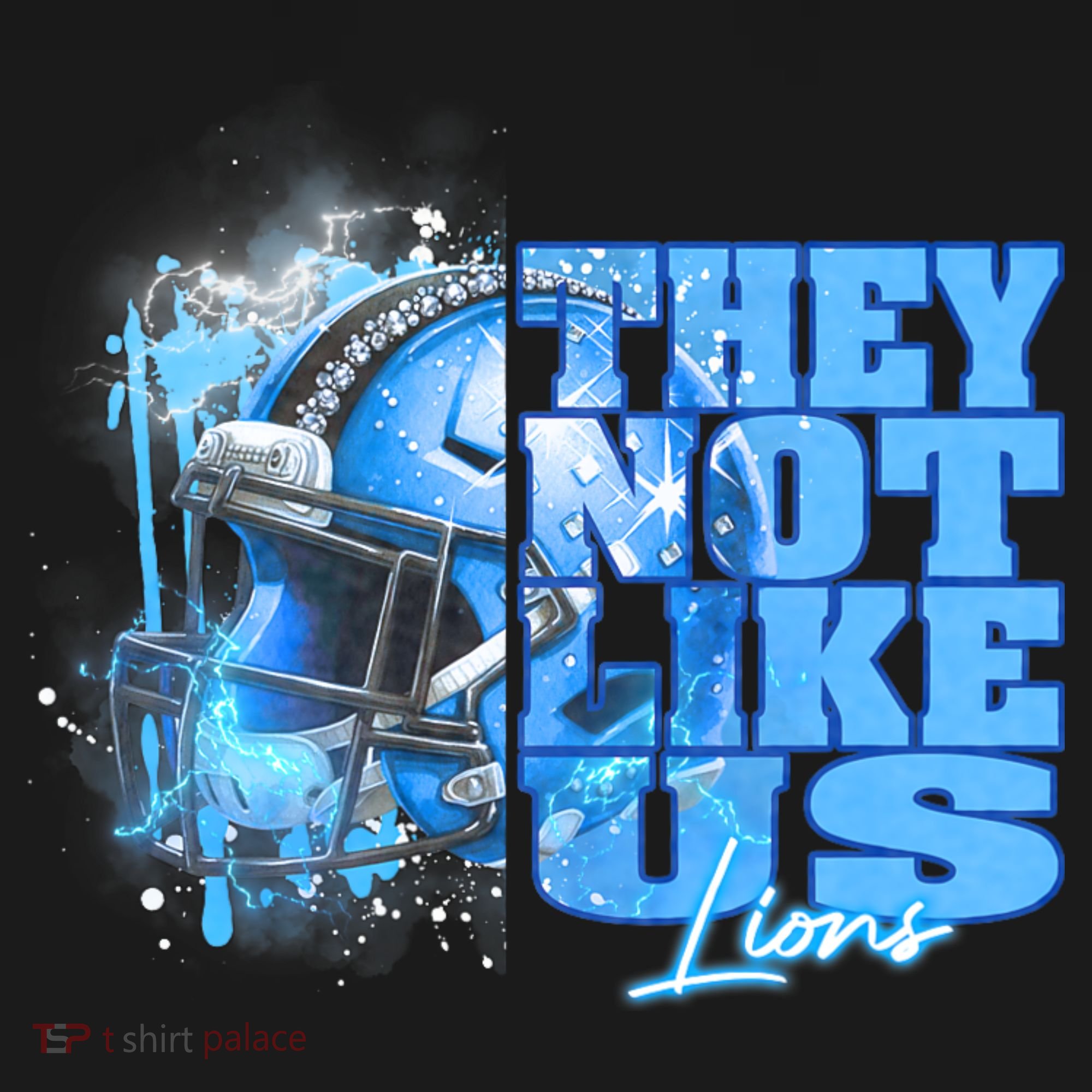 They Not Like Us Lions Grit Short Acrylic Beanie