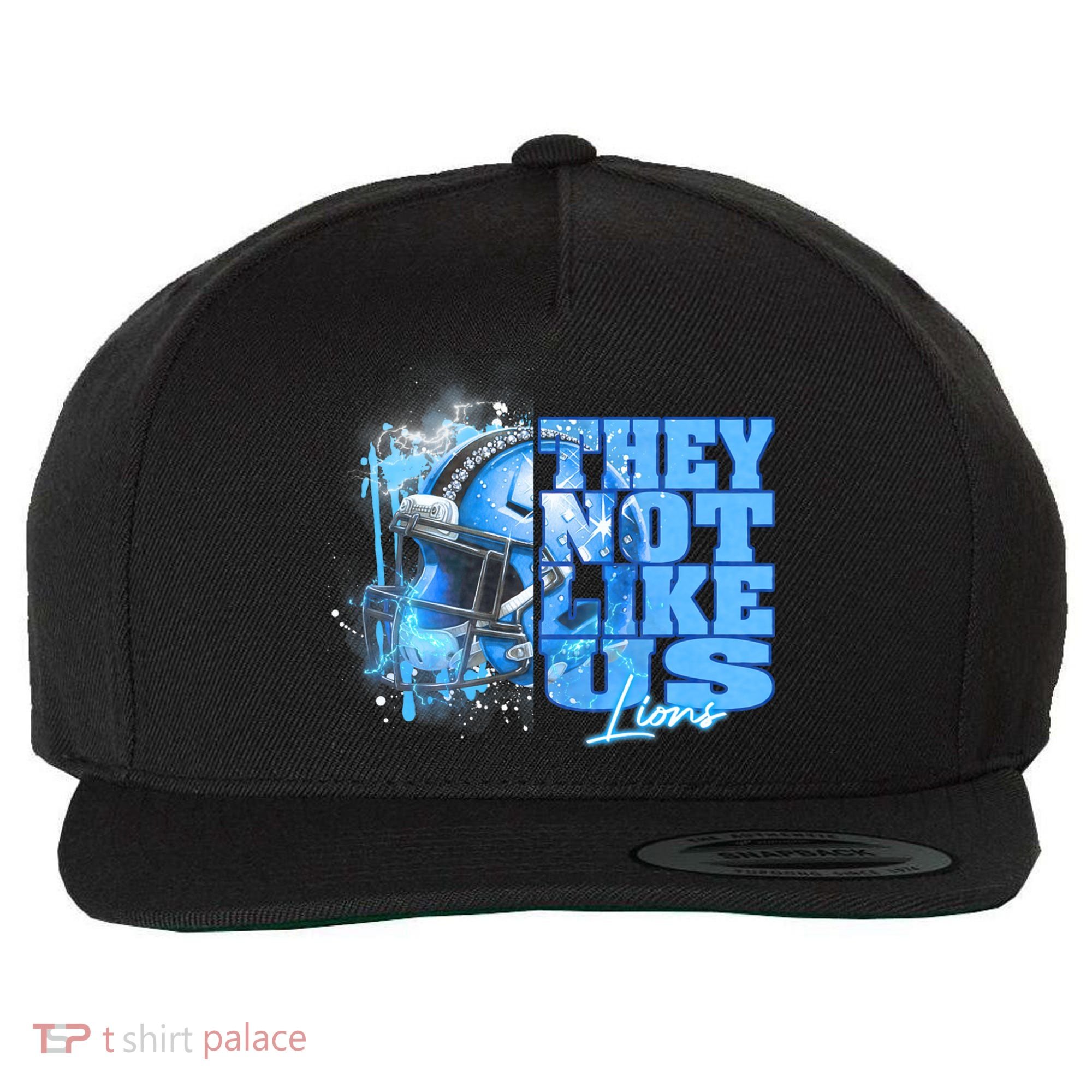 They Not Like Us Lions Grit Wool Snapback Cap
