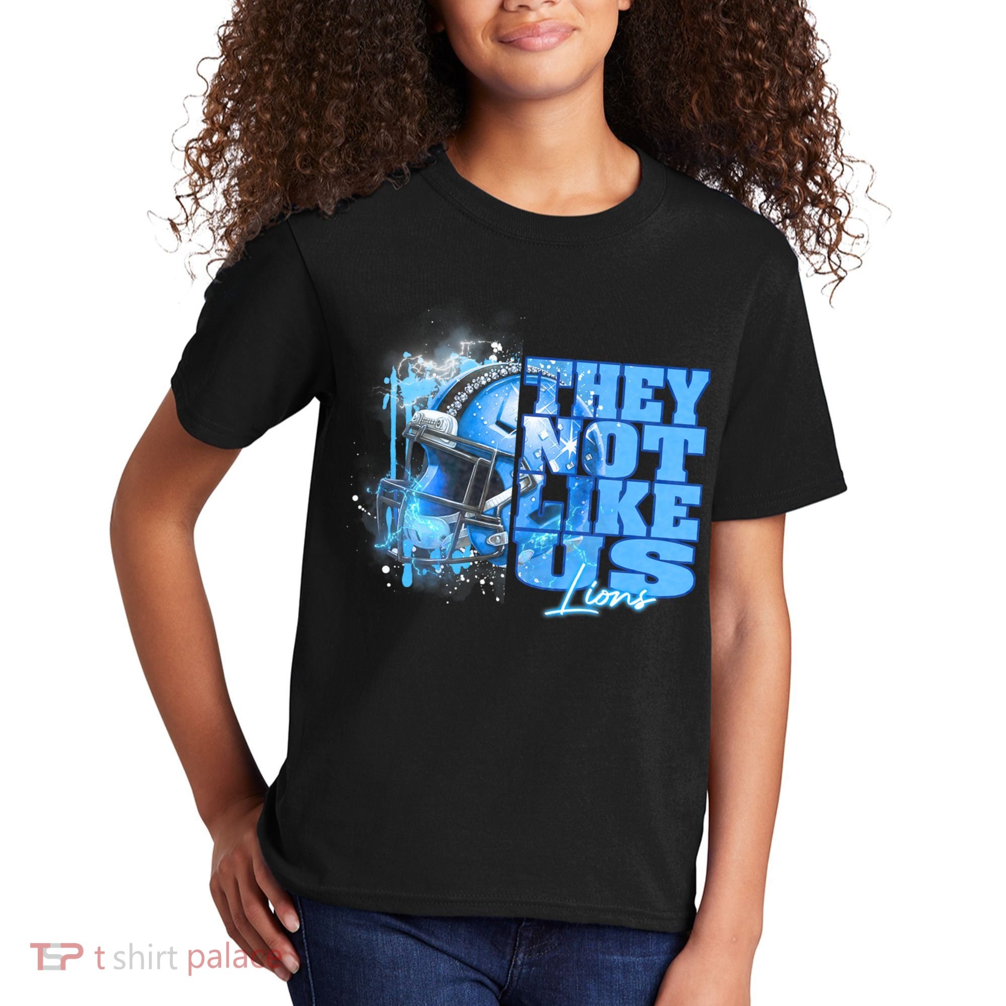 They Not Like Us Lions Grit Kids T-Shirt