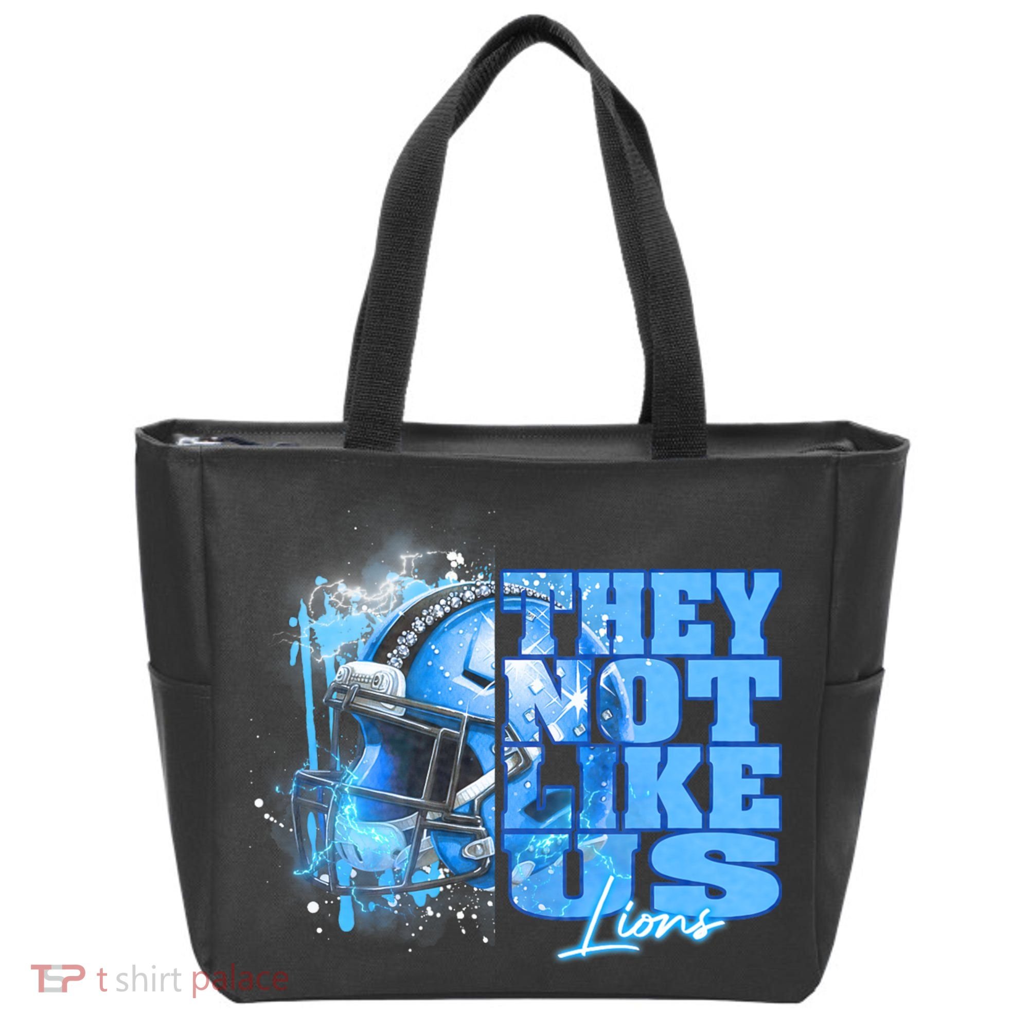 They Not Like Us Lions Grit Tote Bag