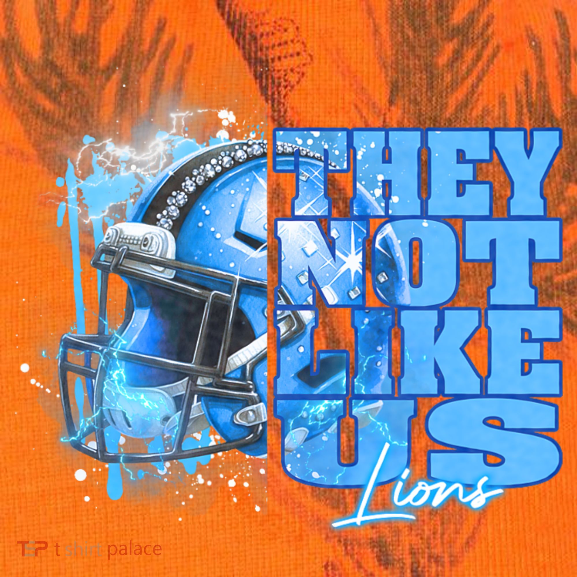 They Not Like Us Lions Grit Kati Licensed 12" Camo Cuffed Beanie