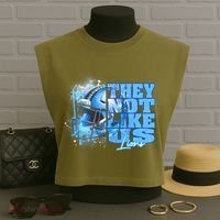 They Not Like Us Lions Grit Garment-Dyed Women's Muscle Tee thumb 3