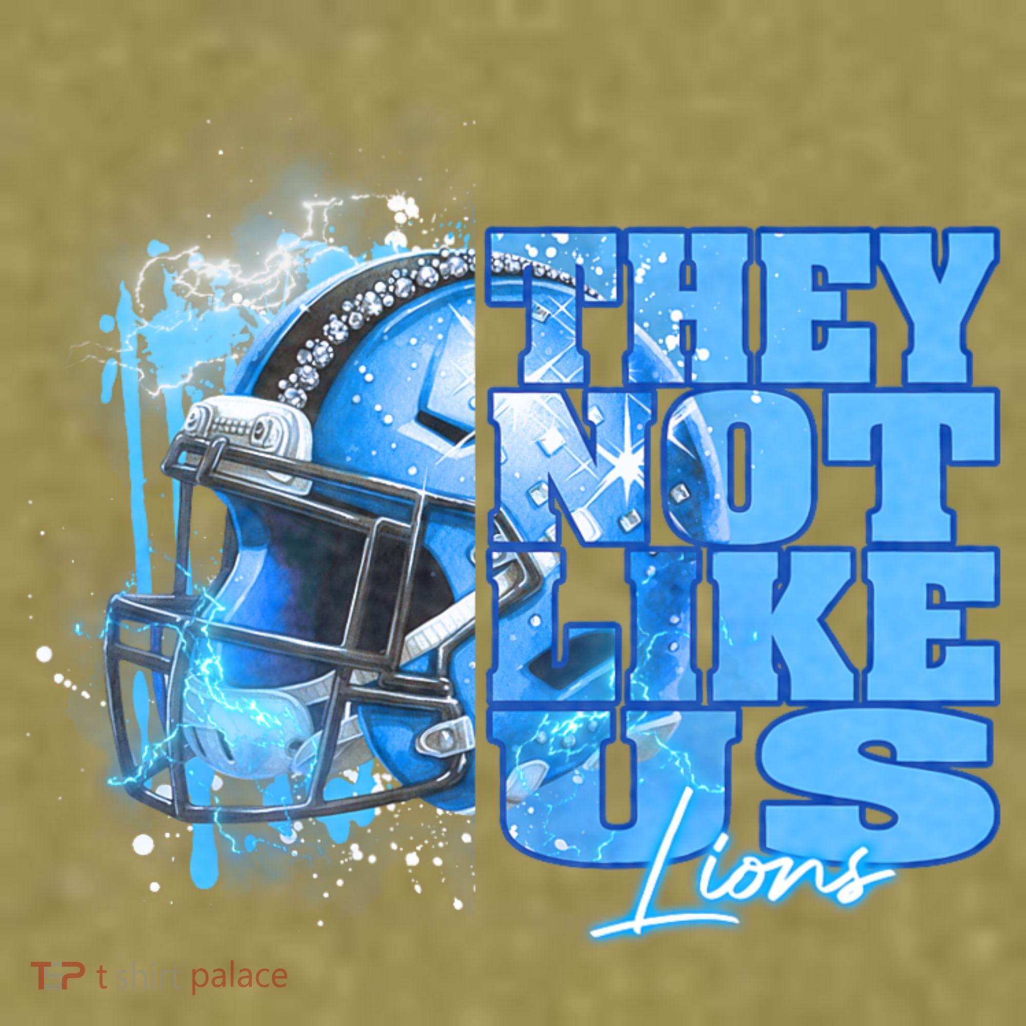 They Not Like Us Lions Grit Garment-Dyed Women's Muscle Tee