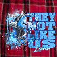 They Not Like Us Lions Grit Women's Flannel Plaid Pajama Pants thumb 2