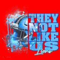 They Not Like Us Lions Grit Santa Hat thumb 1