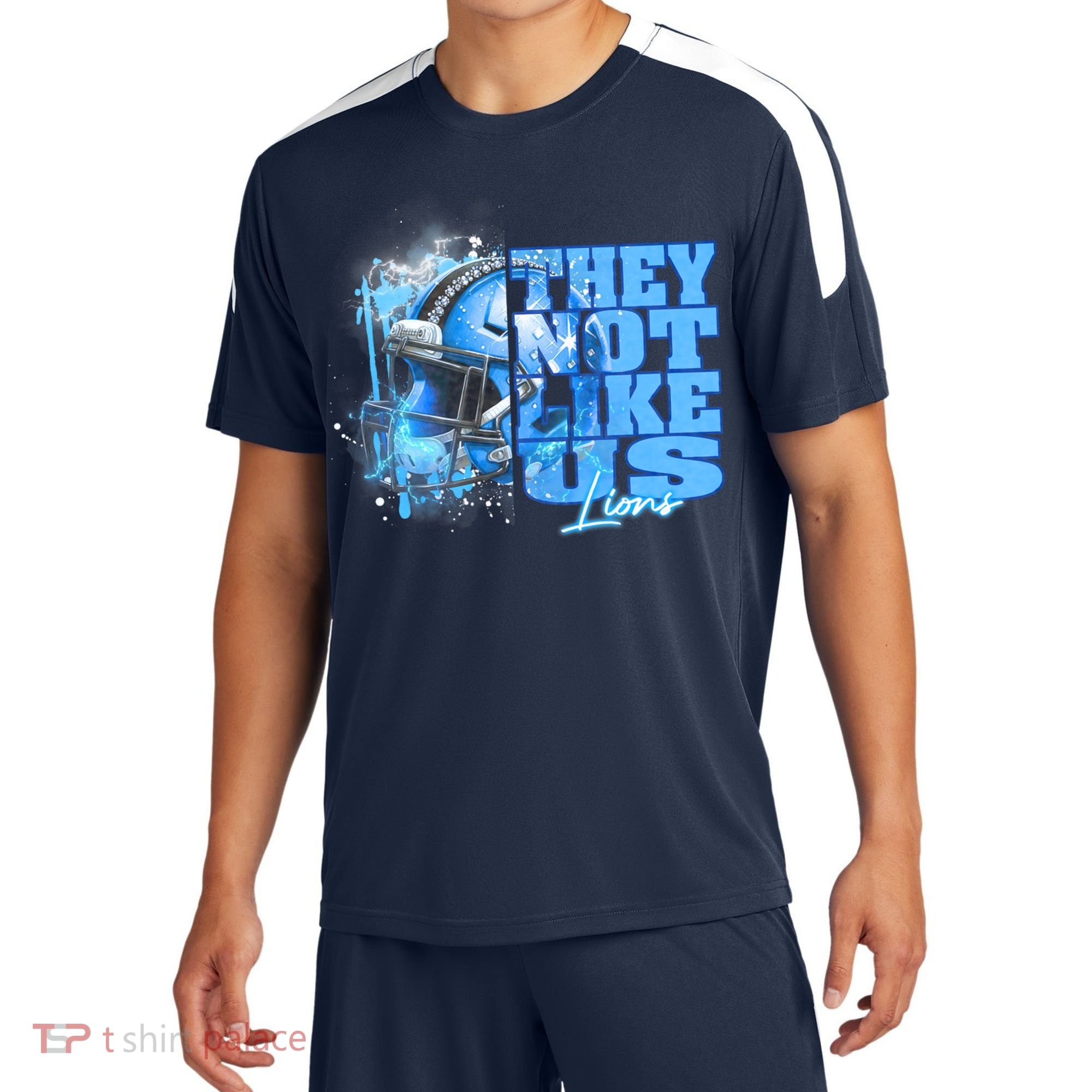 They Not Like Us Lions Grit Sport-Tek Competitor United Soccer Jersey