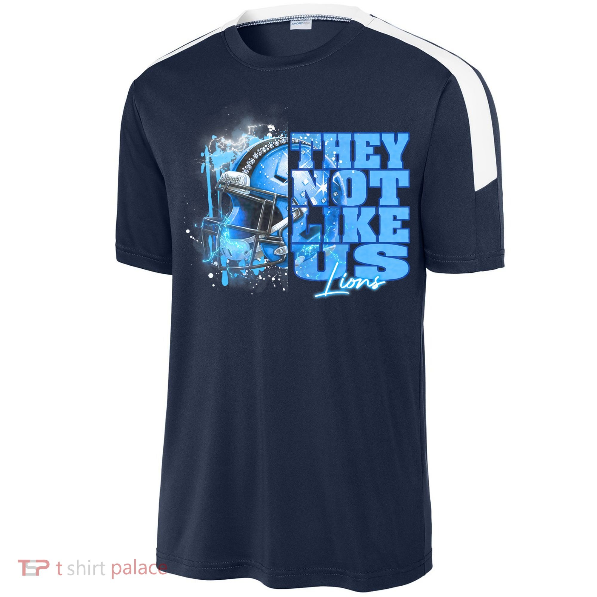 They Not Like Us Lions Grit Sport-Tek Competitor United Soccer Jersey